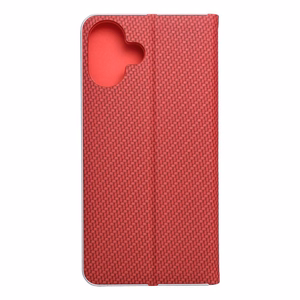 LUNA Book Carbon dėklas telefonui iPhone 16 Plus raudonas