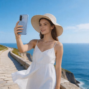 Tech-Protect Magmat MagSafe dėklas skirtas Samsung Galaxy A57 5G - matinė mėlyna
