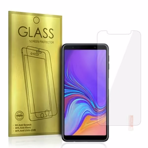 Glass Gold grūdintas stiklas Samsung Galaxy A7 2018 telefonui