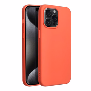 Silikoninis dėklas IPHONE 15 Pro Max - persikinis