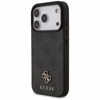 Guess 4G Small Classic Logo MagSafe dėklas iPhone 17 Pro - juodas