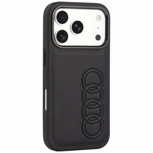 Audi TT sintetinės odos dėklas, skirtas iPhone 18 Pro / 17 Pro, suderinamas su MagSafe – juodas