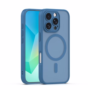 Mag Matt dėklas iPhone 16 Pro Max 6,9" tamsiai mėlynas