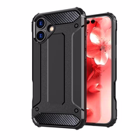 Hybrid Armor dėklas telefonui iPhone 16 - juodas