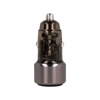 Blavec Car charger BS-05B-C Nitro - USB + Type C - QC 3.0 18W PD 65W with Type C to Type C cable (CCBS05BCN-UCB) black