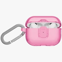 Uniq Glase Pro Case for AirPods Pro 3 Lock Case - Transparent Pink