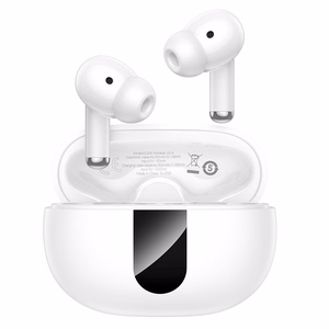 HOCO belaidės ausinės bluetooth TWS ANC ENC EQ26 baltos