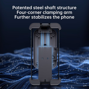 Blavec dviračio laikiklis BV-02 Velo vairui (BV02-HSB) sidabrinis-juodas