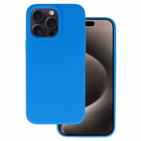 Silicone Lite dėklas telefonui iPhone 15 Pro Max mėlynas