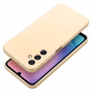 METALLIC dėklas telefonui SAMSUNG A25 5G auksinis