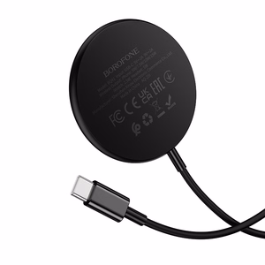 "Borofone" belaidis indukcinis įkroviklis BQ41 Glory 3 in 1 15W, juodas