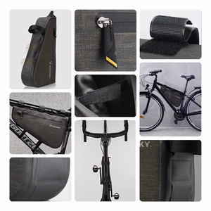 Wozinsky Bicycle Frame Bag 3.5L Gray (WBB15BK)