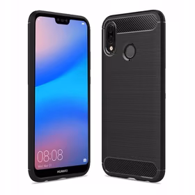 CARBON dėklas telefonui HUAWEI P20 LITE juodas