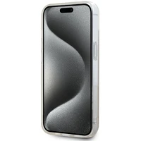 DKNY IML Mono ir juostelės Magnetinis dėklas iPhone 15 / 14 / 13 - rožinė