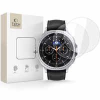 Tech-Protect Glass Fit+ 2 vnt. temperuotas stiklas skirtas Samsung Galaxy Watch 8 Classic 46 mm - skaidrus