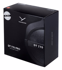 Beyerdynamic DT 770 PRO Black Limited Edition – studijinės ausinės, uždaro tipo, 80 Ω, juodos (43000220)