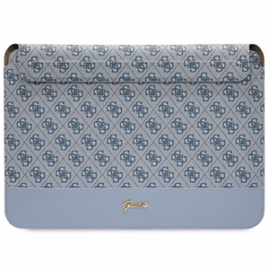Guess 4G Stripe Metal Logo dėklas 14" nešiojamam kompiuteriui - mėlynas