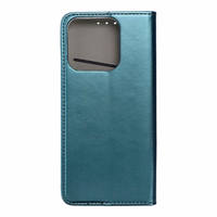 SMART MAGNETO knygos dėklas HONOR X6c tamsiai žalias