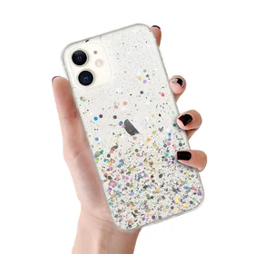 Briliantinis skaidrus dėklas Iphone 11 permatomas