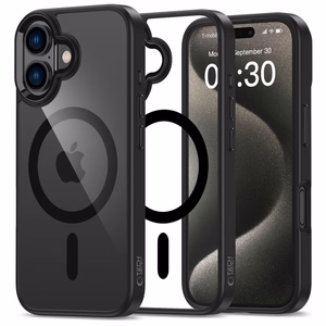 Tech-Protect MagMat Magnetinis dėklas telefonui iPhone 16 - skaidrus