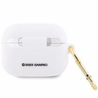 Hello Kitty silikoninis 3D Kitty galvos dėklas AirPods Pro 2 (2022/2023) - baltas