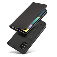 Magnetinis kortelių dėklas Xiaomi Redmi Note 11 Pro piniginė kortelių laikiklis juodas