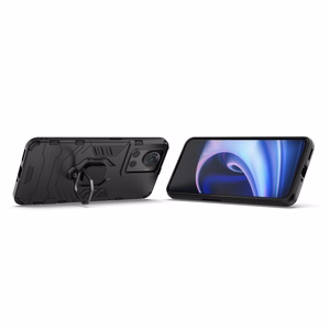 Ring Armor šarvuotas hibridinis dėklas su magnetiniu laikikliu OnePlus Ace Juodas