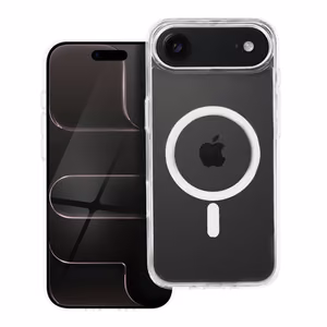 Dėklas skirtas IPHONE 17 Air Forcell F-Protect Clear Hybrid Premium suderinamas su Magsafe skaidrus