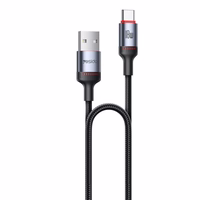 YESIDO LAIDAS CA129C 18W USB/TYPE-C 1,2M 2A juodas