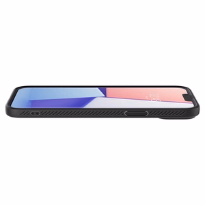 Spigen Liquid Air dėklas iPhone 14 – matinis juodas