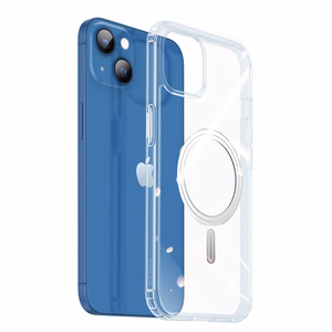 Dux Ducis Clin magnetinis dėklas telefonui iPhone 14 Plus suderinamas su MagSafe skaidrus