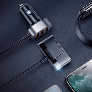 Įkroviklis automobilinis Joyroom (JR-CL03) (5xUSB 6.2A) juodas