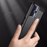 Dėklas telefonui (m) Carbon Case skirtas Realme 9 Pro - juodas (m)