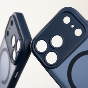 Mag Matt dėklas iPhone 13 6,1" tamsiai mėlynas