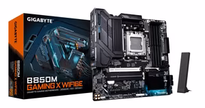 Gigabyte B850M Gaming X WiFi6E Motherboard AMD Ryzen 9000 DDR5 8200MHz OC 1xPCIe 5.0 1xPCIe 4.0 M.2 2.5GbE Wi-Fi 6E USB 3.2 Gen 2
