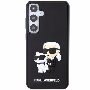 Karl Lagerfeld dėklas for Samsung Galaxy S24 Plus KLHCS24M3DRKCNK juodas HC 3D RUBBER KC NFT