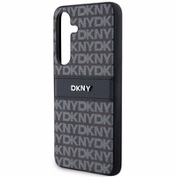 DKNY odinis Mono Stripe ir Metal Logo dėklas telefonui Samsung Galaxy S24+ - juodas