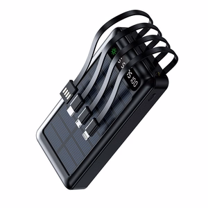 Setty solar power bank SLR-120 20000 mAh juodas