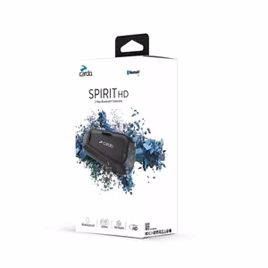 Cardo Spirit HD laisvų rankų įranga motociklininkams 2 kanalai 600 m Juoda