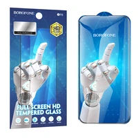 Borofone Apsauginis stiklas BF6 Diamond Armor Pilnas ekranas HD iPhone 15/16 - 10 vnt