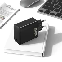 Blavec Wall charger BC-8 GaN4 - Type C - PD QC 65W 3A (TCBC8G4-CB653A) black