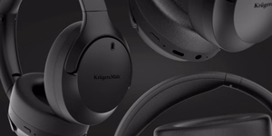 Krüger&Matz Street 4 belaidės ant ausų dedamos ausinės su ANC, juodos