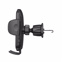 "Tech-Protect" CM15W-V1 automobilinis telefono laikiklis su 15 W indukciniu įkrovikliu, skirtas vairuotojo kabinai / oro angai - juodas