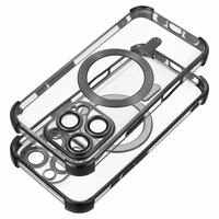 Dėklas ANTISHOCK ELECTRO IPHONE 17 Pro suderinamas su MagSafe juodas