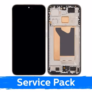 LCD-дисплей, совместимый с Xiaomi 15T, с рамкой / золотой / (сервисный комплект)
