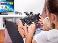 Belaidė klaviatūra su jutikline dalimi Tracer EXpert 2,4 Ghz - TRAKLA46934