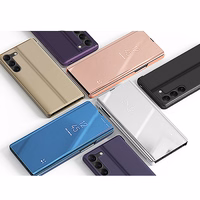 Dėklas telefonui Clear View Case Samsung Galaxy S23+ atverčiamas dėklas juodas