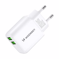 Įkroviklis Wozinsky (CUWCW) (2xUSB 2.4A) baltas