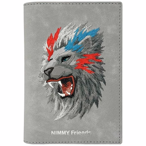Nimmy Raptor Lion paso/piniginės dėklas - pilkas