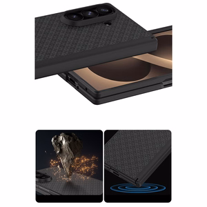Benks Magnetic Armor Grid Pro Grand Combo dėklas (C.K.FL.SA.BK.C051), skirtas Samsung Galaxy Z Fold 8 Ultra, juodas
